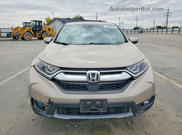 2HKRW2H80JH682216 2018 HONDA CR-V Gold Front view