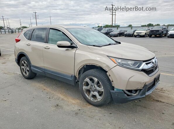 2HKRW2H80JH682216 2018 HONDA CR-V Gold Front right