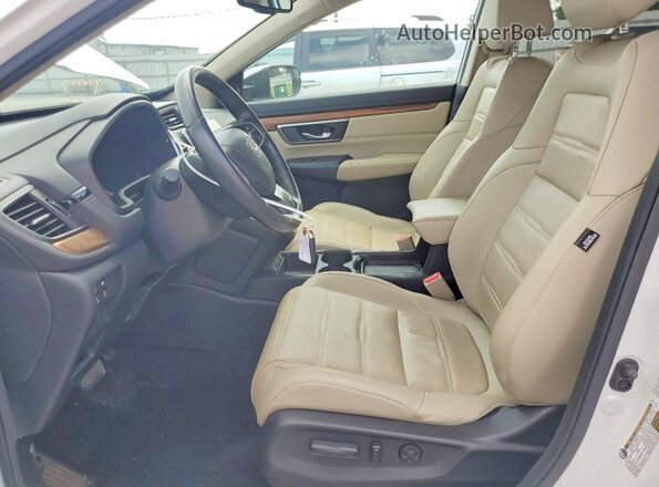 2HKRW2H80NH652641 2022 HONDA CR-V Белый Вид салона спереди