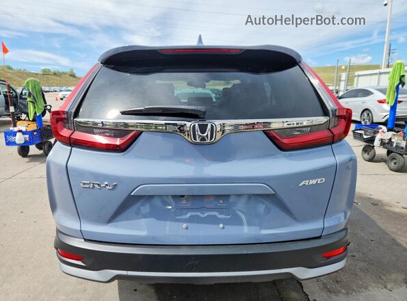 2HKRW2H80NH654051 2022 HONDA CR-V Blue Вид ззаду