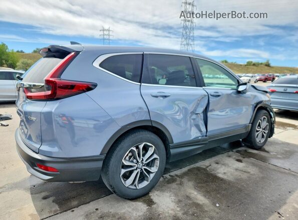 2HKRW2H80NH654051 2022 HONDA CR-V Blue Задня права чверть
