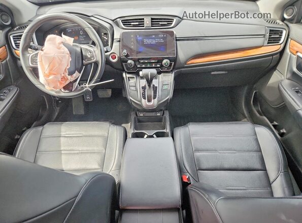 2HKRW2H80NH654051 2022 HONDA CR-V Blue Вид панелі приладів