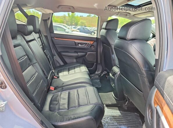 2HKRW2H80NH654051 2022 HONDA CR-V Blue Вид задньої частини салону
