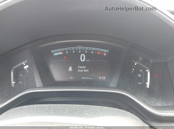 2HKRW2H81HH635965 2017 HONDA CR-V White Widok tylnych siedzeń