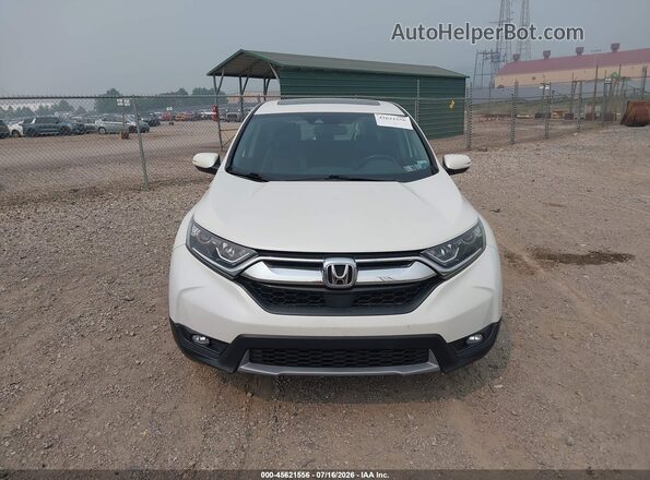 2HKRW2H81HH635965 2017 HONDA CR-V White Widok zestawu wskaźników
