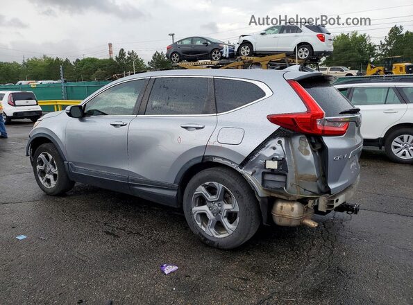 2HKRW2H81HH654466 2017 HONDA CR-V Silver Trasero izquierdo