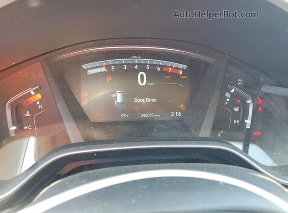 2HKRW2H81JH669961 2018 HONDA CR-V Red Սարքավորումների վահանակի տեսք
