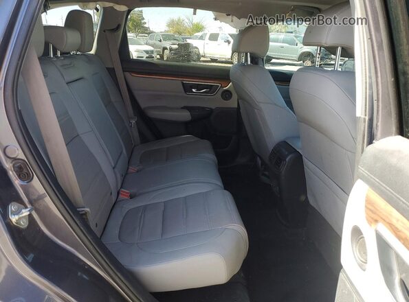 2HKRW2H81LH685550 2020 HONDA CR-V Gray Widok wnętrza z tyłu
