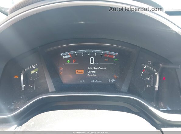 2HKRW2H82JH653154 2018 HONDA CR-V White უკანა სავარძლების ხედი