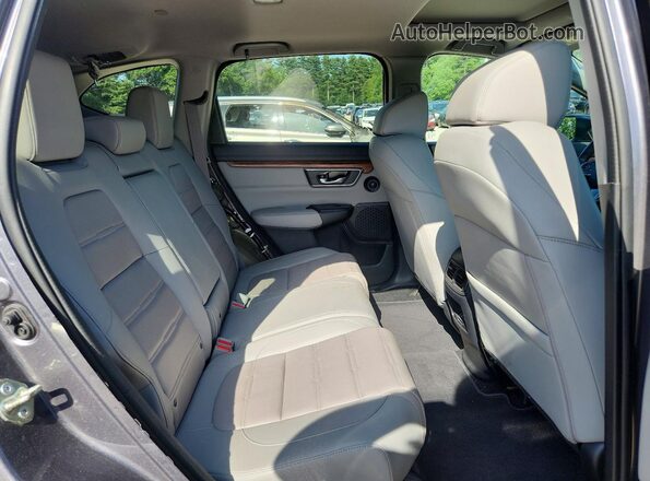 2HKRW2H82KH674734 2019 HONDA CR-V Gray Widok wnętrza z tyłu