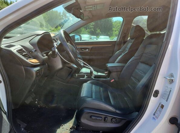 2HKRW2H82NH600752 2022 HONDA CR-V White Widok wnętrza z przodu