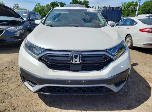 2HKRW2H82NH600752 2022 HONDA CR-V White Widok z przodu