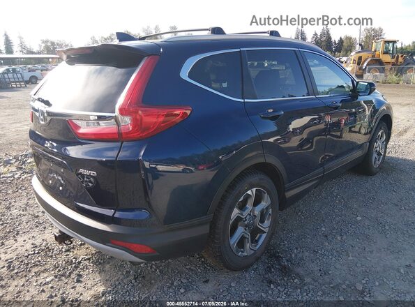 2HKRW2H83HH605883 2017 HONDA CR-V Синий Задняя правая четверть