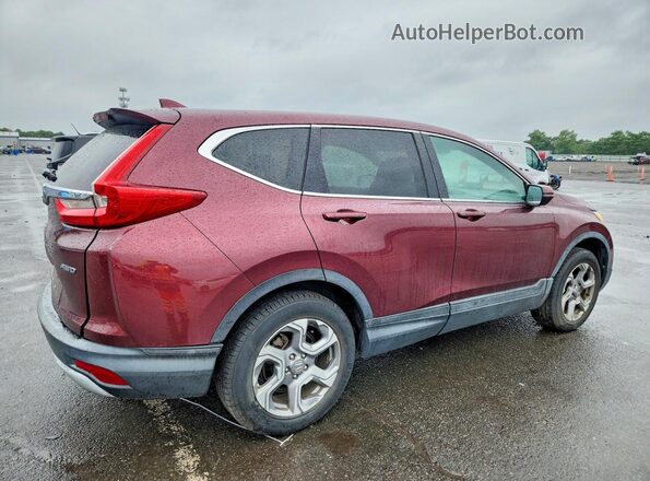 2HKRW2H83HH643534 2017 HONDA CR-V Maroon Tył prawy