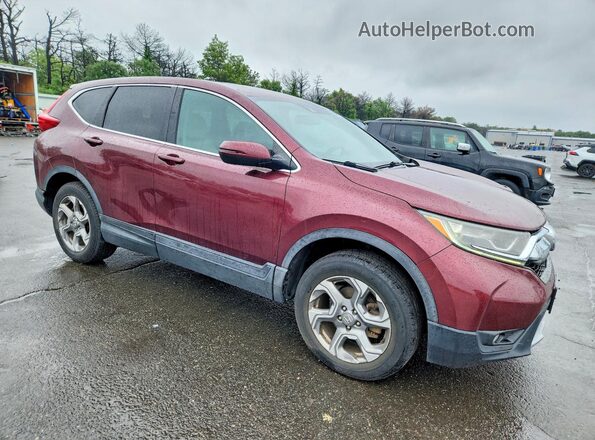 2HKRW2H83HH643534 2017 HONDA CR-V Maroon Przód prawy