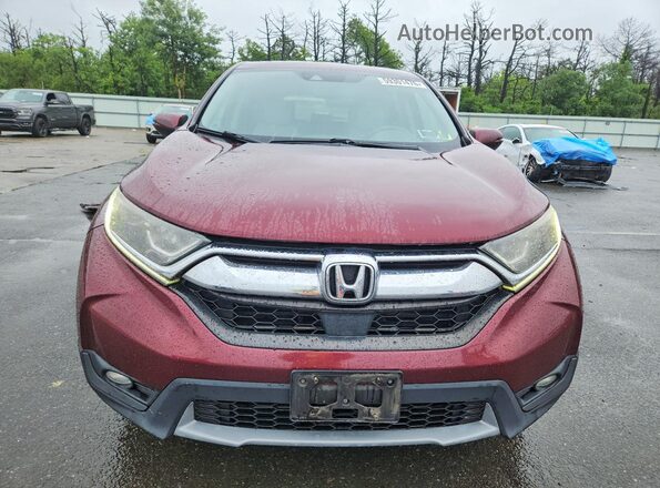 2HKRW2H83HH643534 2017 HONDA CR-V Maroon Widok z przodu