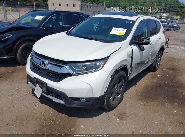 2HKRW2H83JH655222 2018 HONDA CR-V White Vista tres cuartos delantera izquierda