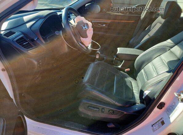 2HKRW2H83KH668876 2019 HONDA CR-V White Front interior view