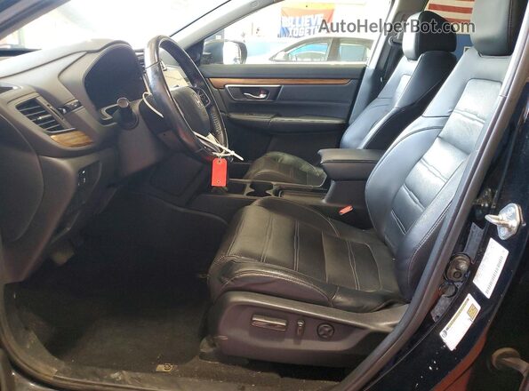 2HKRW2H83KH676881 2019 HONDA CR-V Black Widok wnętrza z przodu