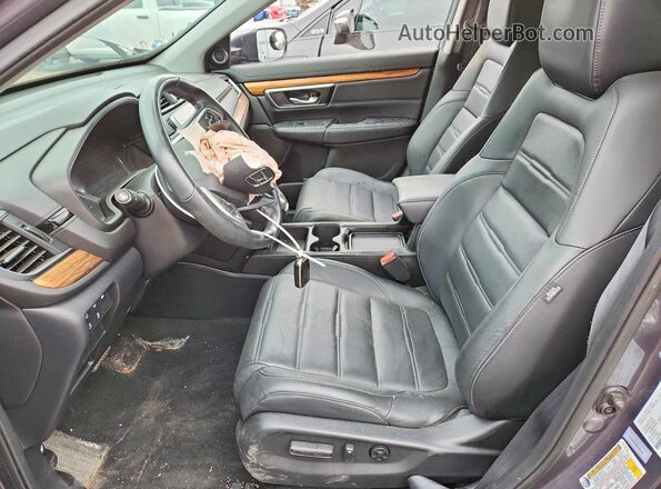 2HKRW2H83MH236517 2021 HONDA CR-V Gray Widok wnętrza z przodu