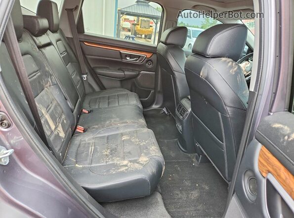 2HKRW2H83MH236517 2021 HONDA CR-V Gray Widok wnętrza z tyłu