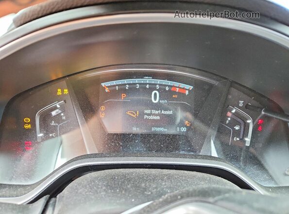 2HKRW2H83MH236517 2021 HONDA CR-V Gray Widok zestawu wskaźników