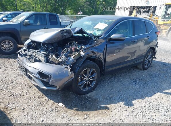 2HKRW2H83MH647657 2021 HONDA CR-V Pewter Առջևի ձախ երեք քառորդ տեսարան