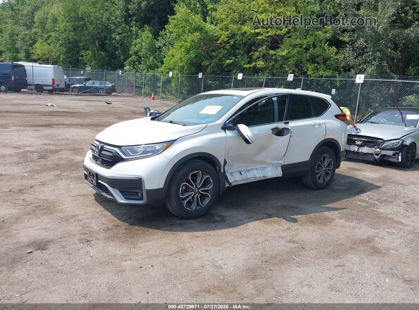 2HKRW2H83NH604521 2022 HONDA CR-V White წინა მარცხენა ხედი სამი მეოთხედიდან