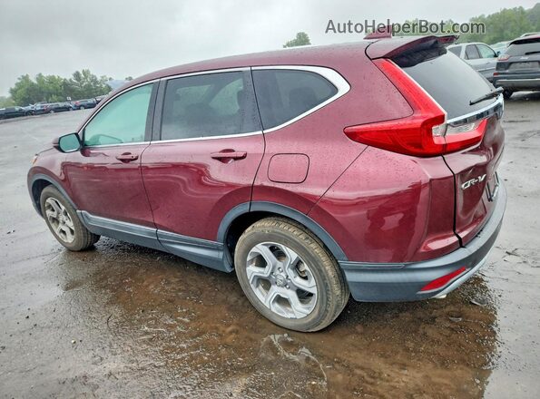 2HKRW2H84HH601762 2017 HONDA CR-V Burgundy Rear left