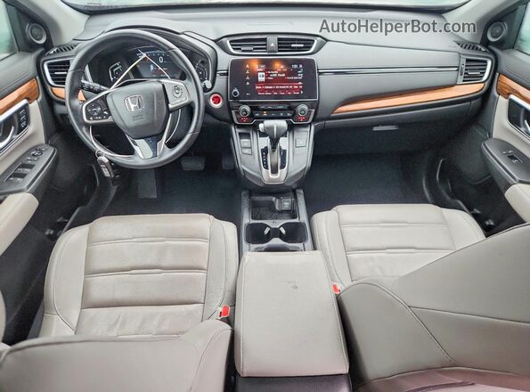 2HKRW2H84HH601762 2017 HONDA CR-V Burgundy Dashboard view