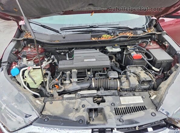 2HKRW2H84HH601762 2017 HONDA CR-V Burgundy Engine compartment view