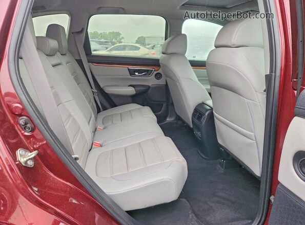 2HKRW2H84HH601762 2017 HONDA CR-V Burgundy Rear interior view