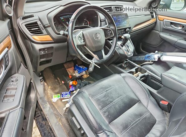 2HKRW2H85HH607196 2017 HONDA CR-V Black Առջևի վահանակի տեսք