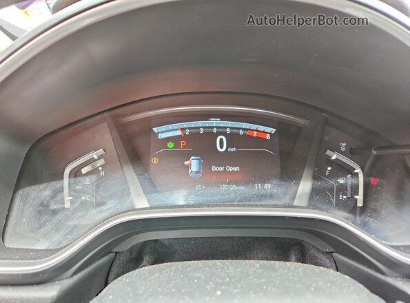 2HKRW2H85HH607196 2017 HONDA CR-V Black Սարքավորումների վահանակի տեսք