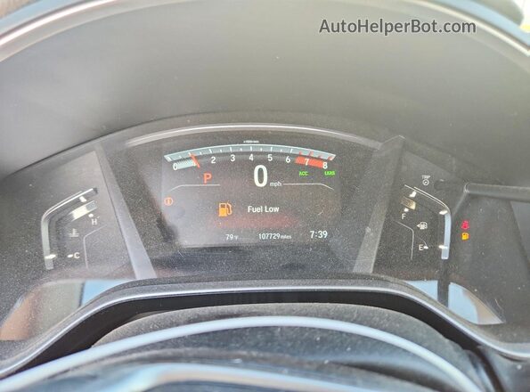 2HKRW2H85HH607683 2017 HONDA CR-V White Вид щитка приладів