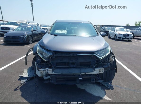 2HKRW2H85HH624435 2017 HONDA CR-V Gray Вид щитка приладів