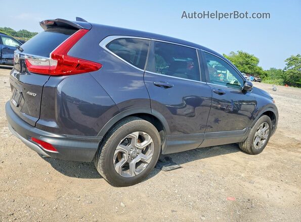 2HKRW2H85HH638612 2017 HONDA CR-V Charcoal Trasero derecho