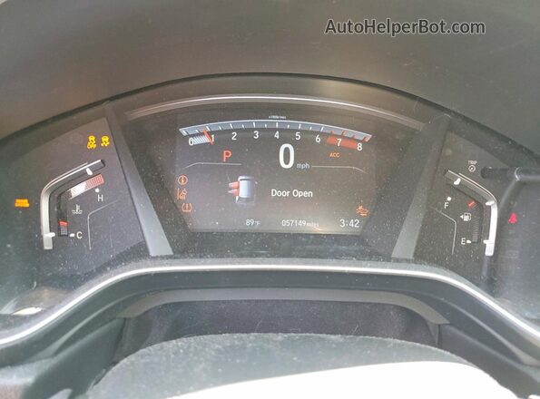 2HKRW2H85LH615422 2020 HONDA CR-V Black Widok zestawu wskaźników