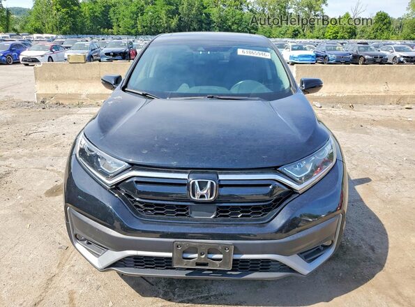 2HKRW2H85LH615422 2020 HONDA CR-V Black Widok z przodu
