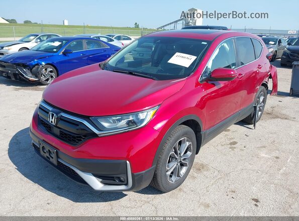 2HKRW2H85MH671488 2021 HONDA CR-V Burgundy Передня ліва чверть