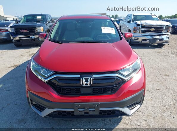 2HKRW2H85MH671488 2021 HONDA CR-V Burgundy Вид щитка приладів