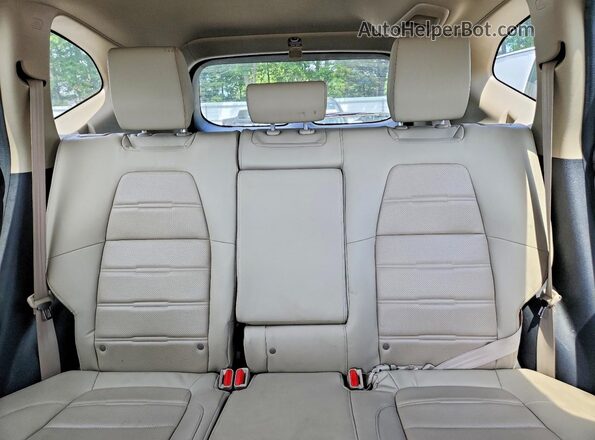 2HKRW2H86JH663394 2018 HONDA CR-V White უკანა სავარძლების ხედი