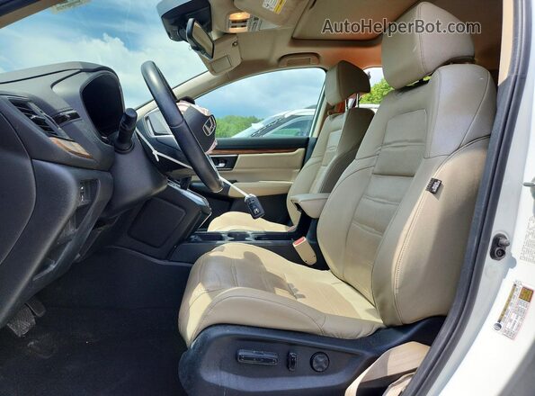 2HKRW2H86JH663394 2018 HONDA CR-V White წინა სალონის ხედი