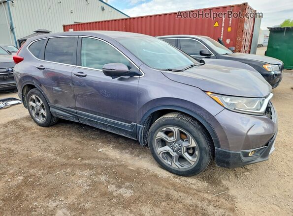 2HKRW2H87KH128205 2019 HONDA CR-V Серый Передняя правая четверть