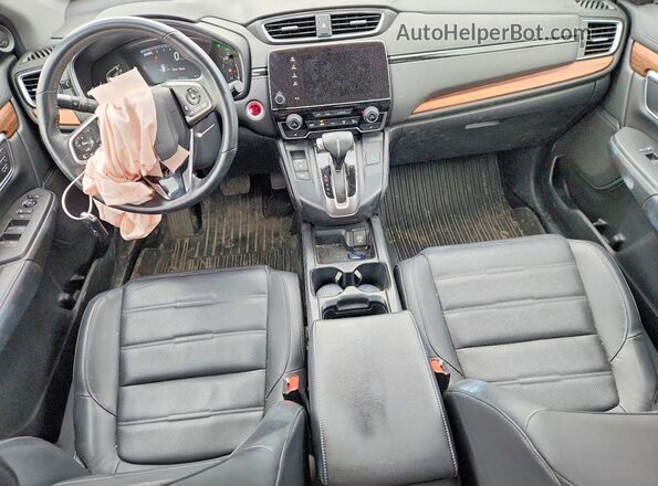 2HKRW2H87KH128205 2019 HONDA CR-V Серый Вид панели приборов