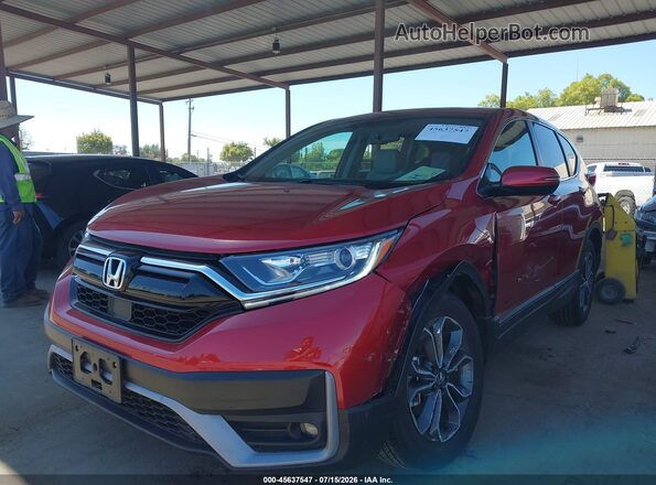 2HKRW2H87MH619487 2021 HONDA CR-V Красный Передняя левая четверть