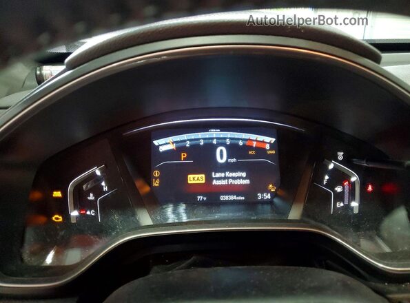 2HKRW2H87NH640941 2022 HONDA CR-V Charcoal Vista del cuadro de instrumentos