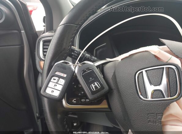 2HKRW2H87NH656251 2022 HONDA CR-V Silver Widok deski rozdzielczej