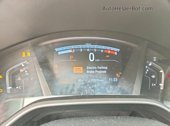 2HKRW2H88HH621156 2017 HONDA CR-V White ხელსაწყოთა პანელის ხედი