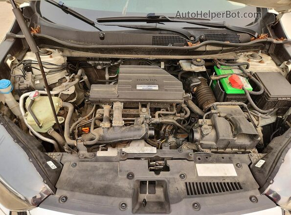 2HKRW2H88HH621156 2017 HONDA CR-V White ძრავის განყოფილების ხედი